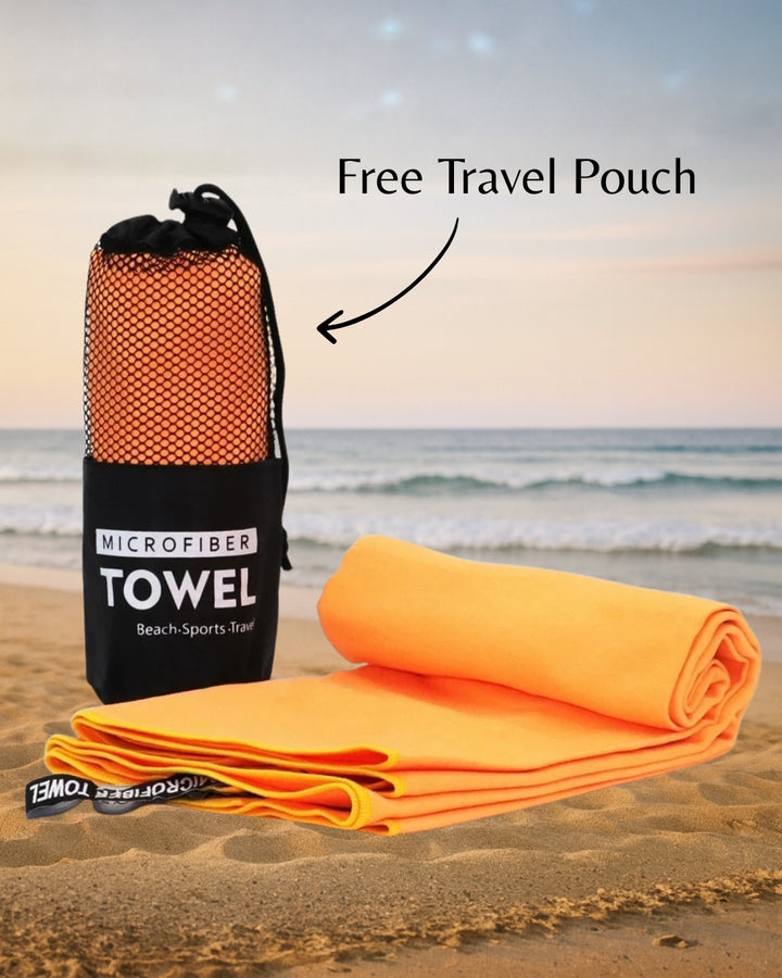 Belle | Microfiber Travel Towel Quick-Dry, Odor-Free & Compact