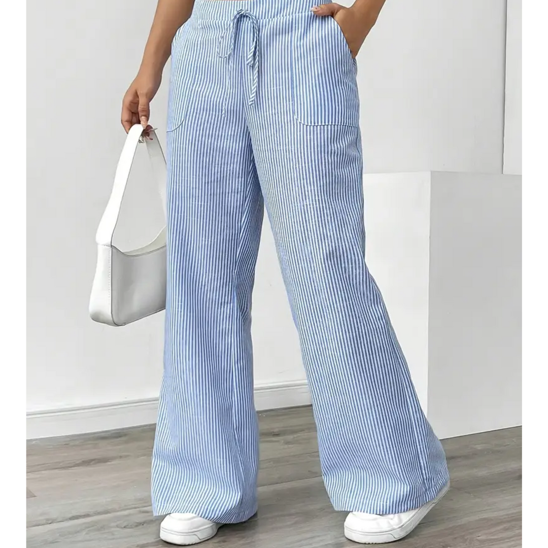 Amber™ | Striped Pant With Pockets