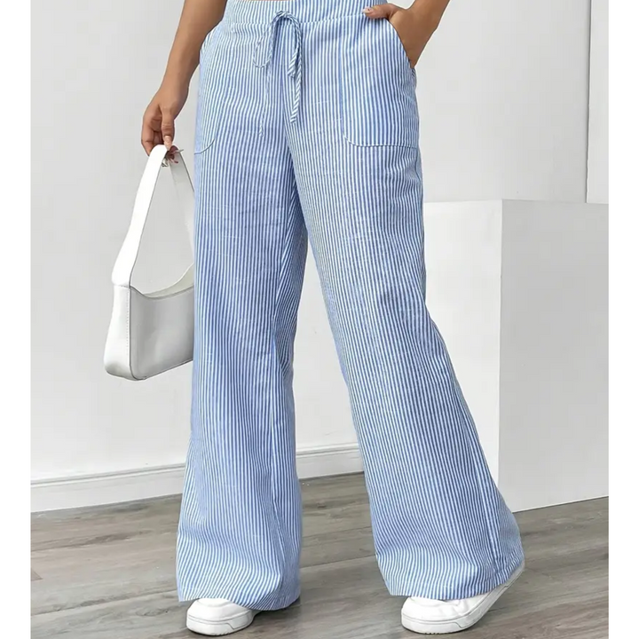 Amber™ | Striped Pant With Pockets