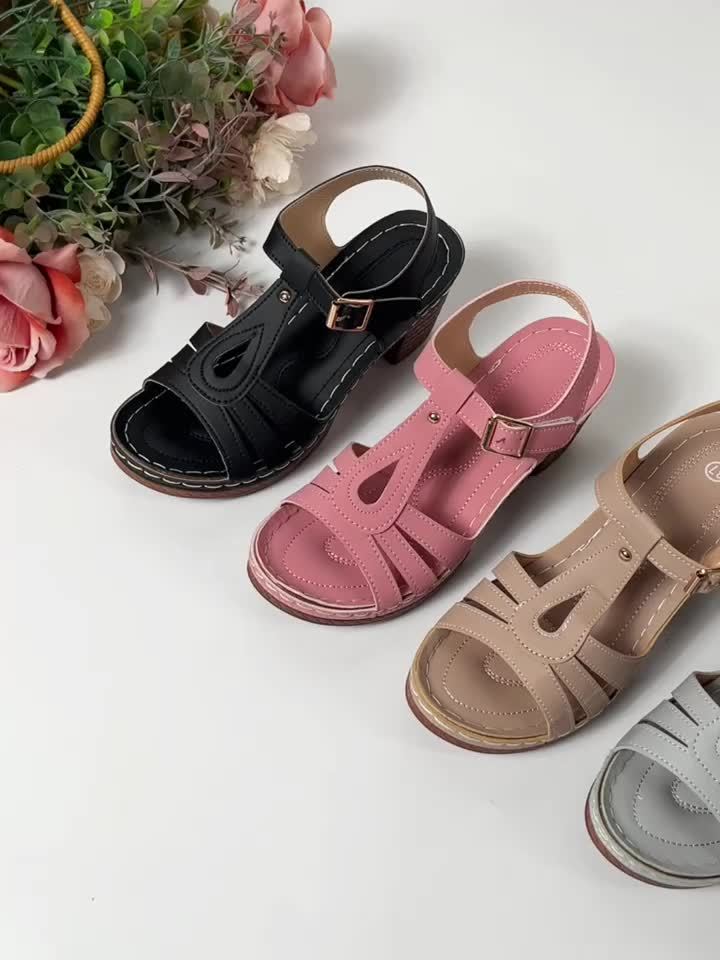 Tierra™ | Vintage Block Sandals