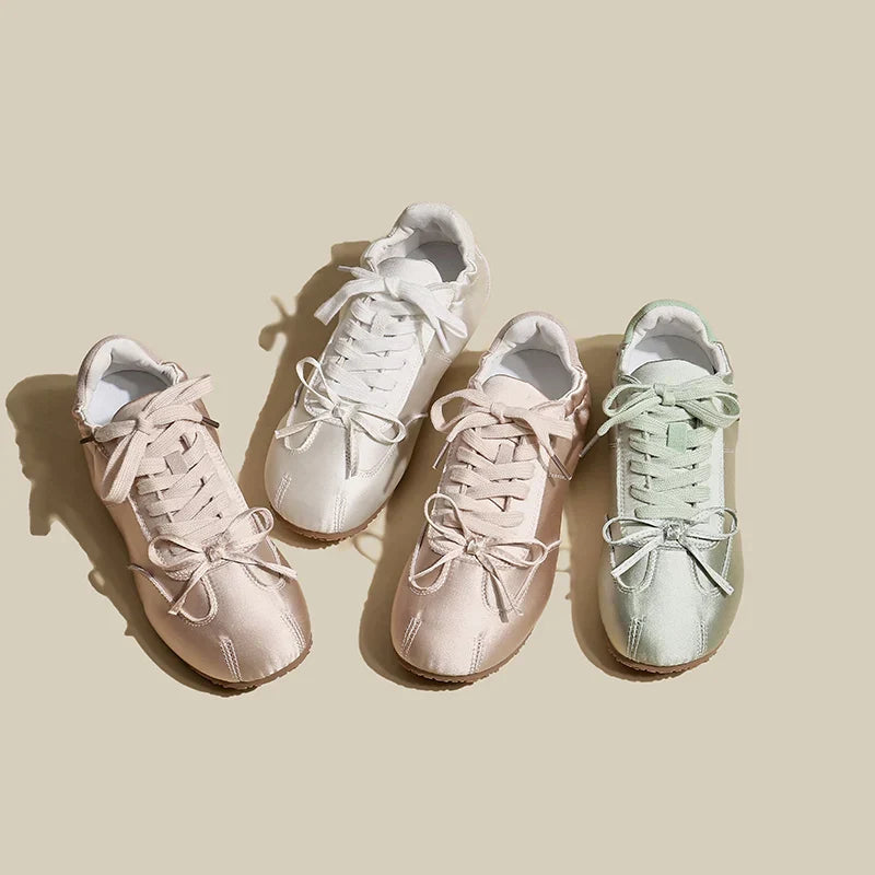 Velaré | Satin Trainers