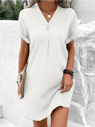 LISA™ -| V-neck Spring Dress