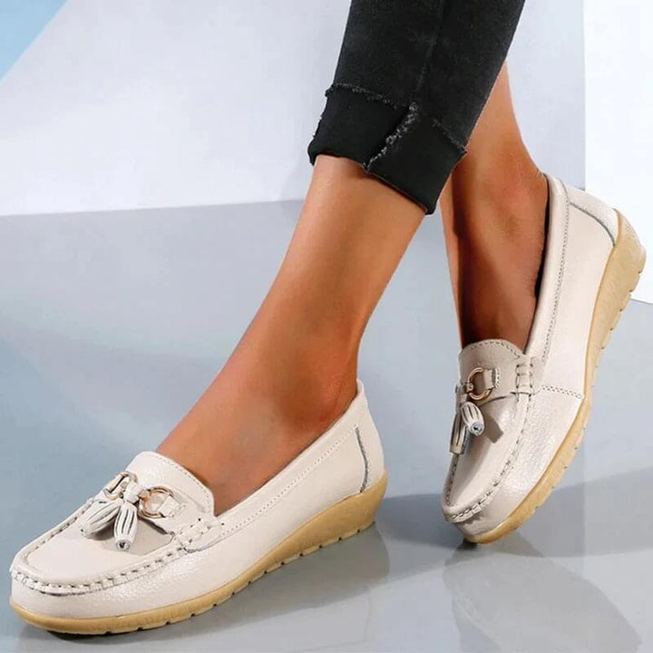 Cleo | Women's Slip-On Loafers with Tassel Detail