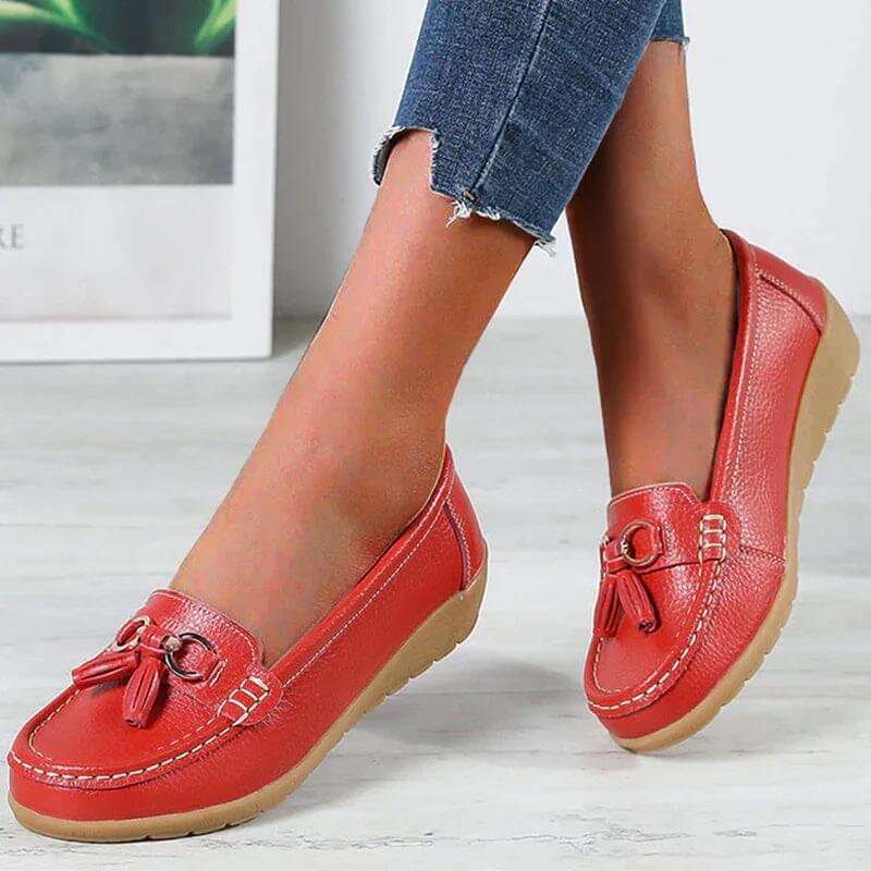 Cleo | Women's Slip-On Loafers with Tassel Detail