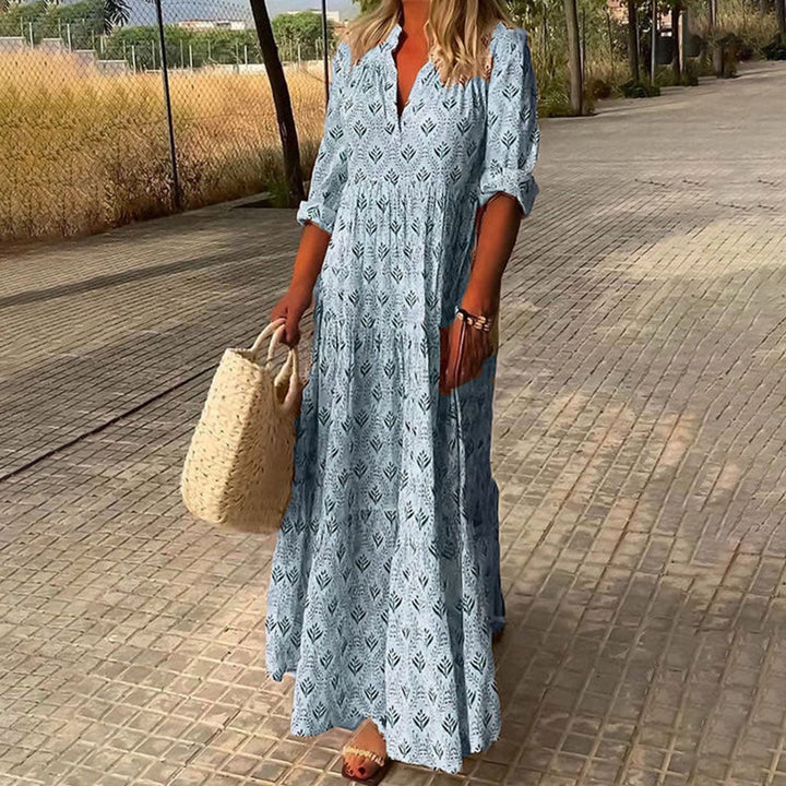 Alexa | Elegant Flowy Boho Maxi Dress