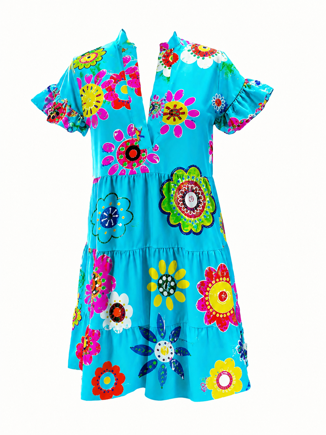 Anne | Lightweight Flare Boho Chic Dress