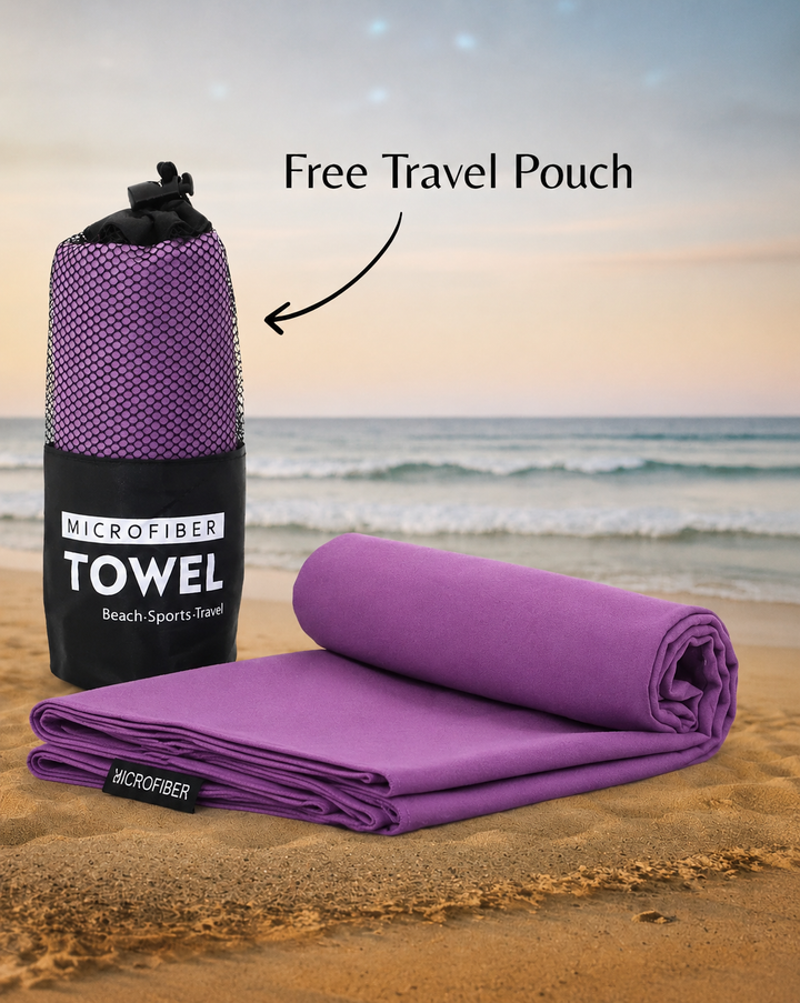Belle | Microfiber Travel Towel Quick-Dry, Odor-Free & Compact