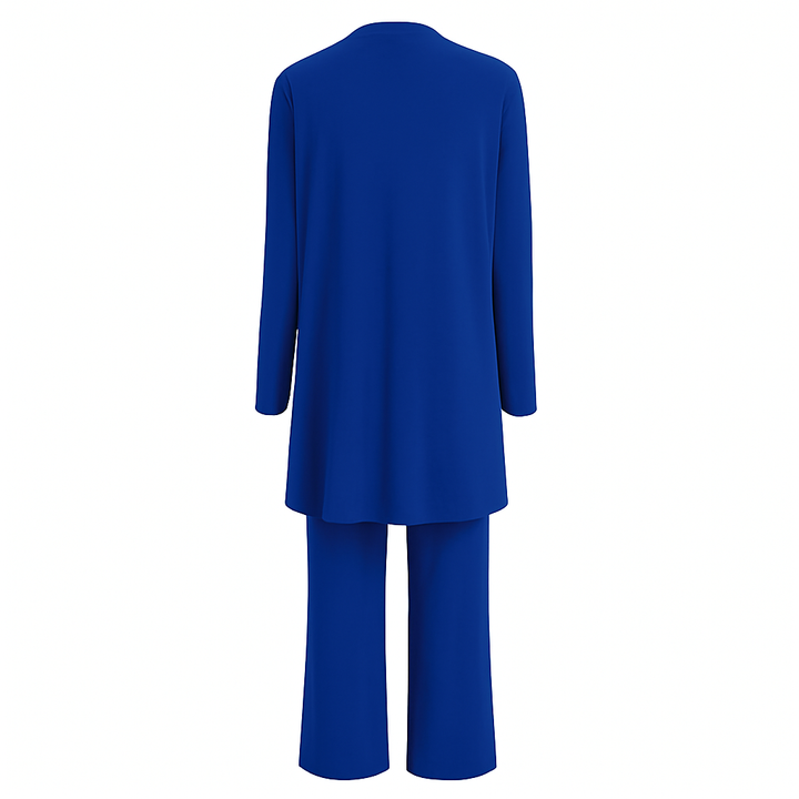 Vera | Women's 3-Piece Cardigan Top Wide Leg Trousers Set