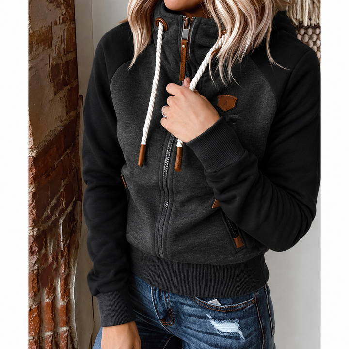 Tamsin | Women's Half Zip Mock Neck Hoodie