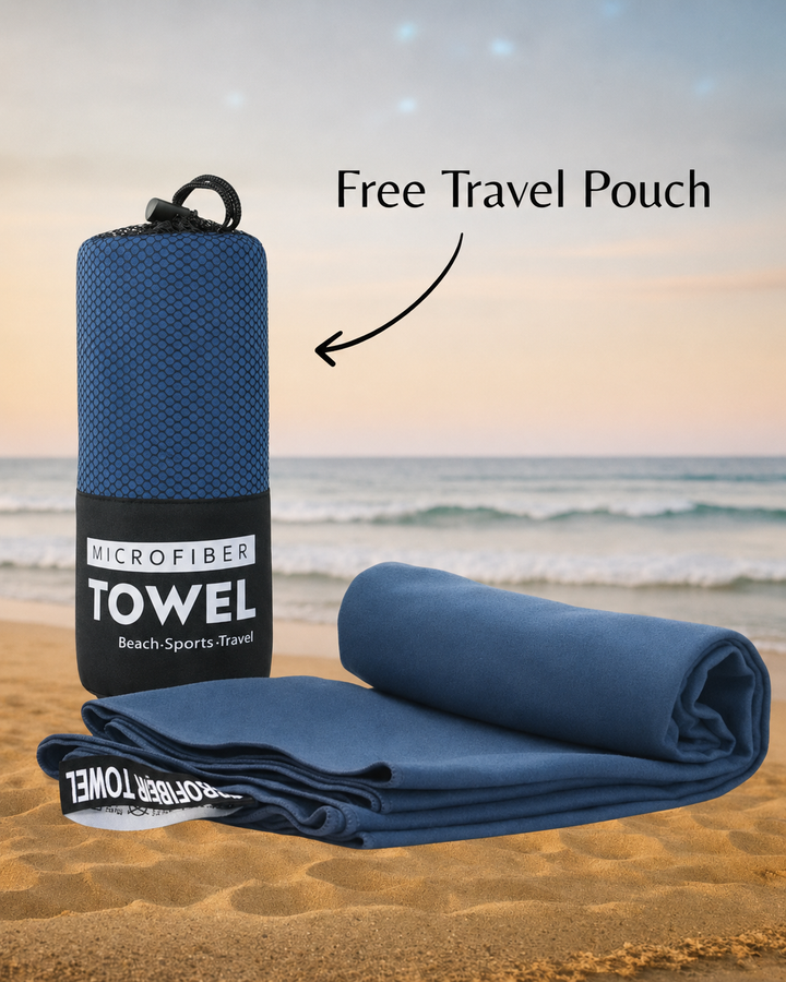 Belle | Microfiber Travel Towel Quick-Dry, Odor-Free & Compact