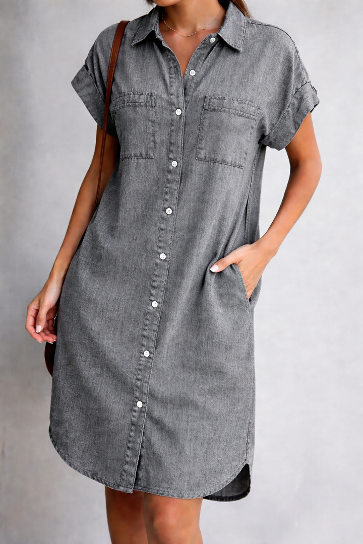 Elenore | Denim Dress