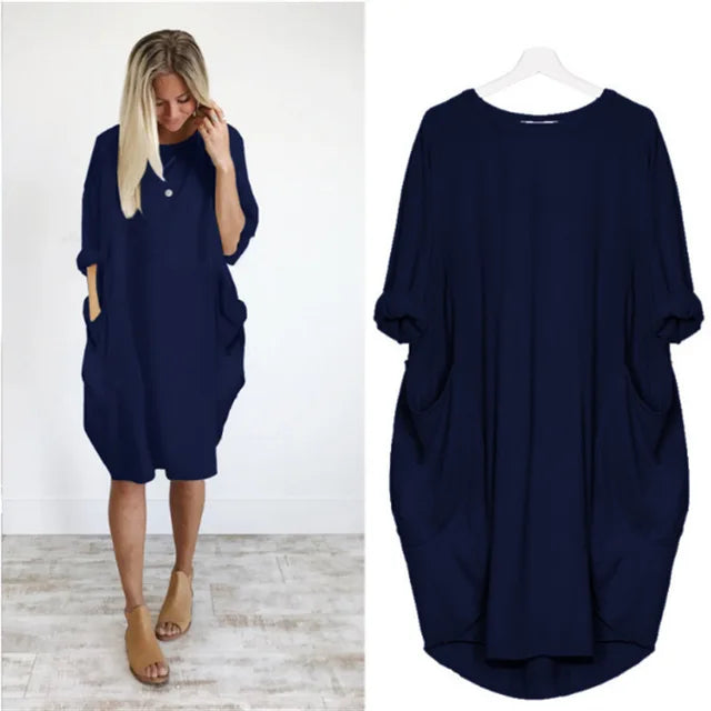 Amanda™ | Comfortable Tummy Covering Dress