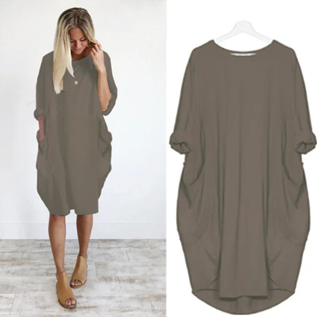 Amanda™ | Comfortable Tummy Covering Dress