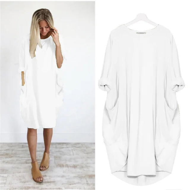 Amanda™ | Comfortable Tummy Covering Dress