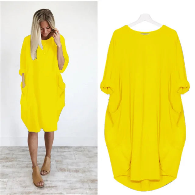 Amanda™ | Comfortable Tummy Covering Dress