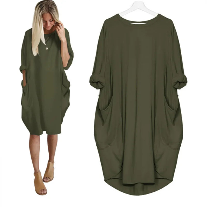 Amanda™ | Comfortable Tummy Covering Dress