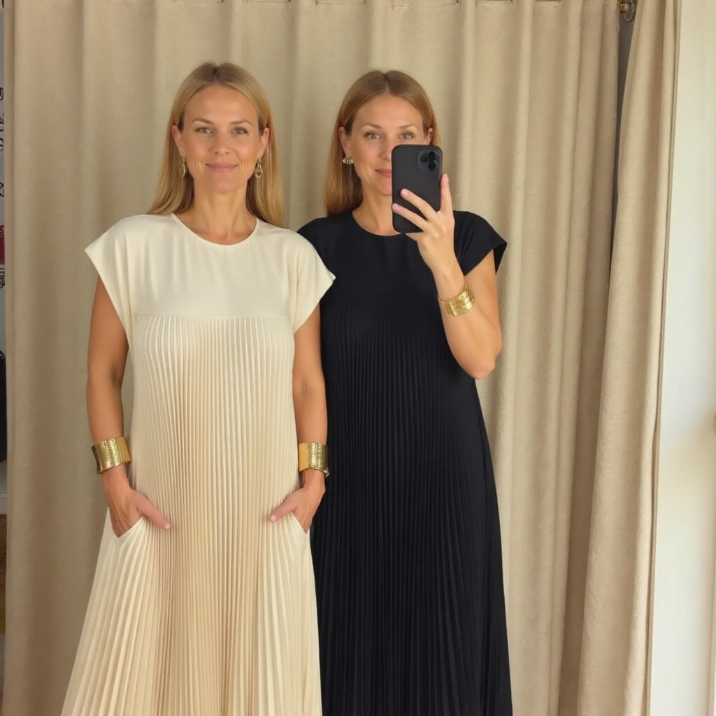 Gwendoline | Pleated Maxi Dress