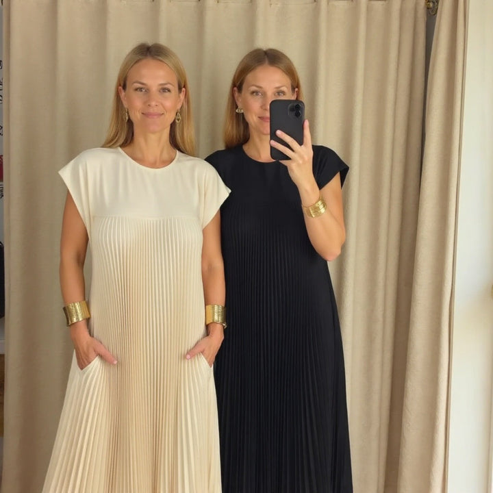 Gwendoline | Pleated Maxi Dress