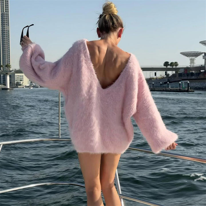 Esme™ | Fluffy Oversized Sweater Dress