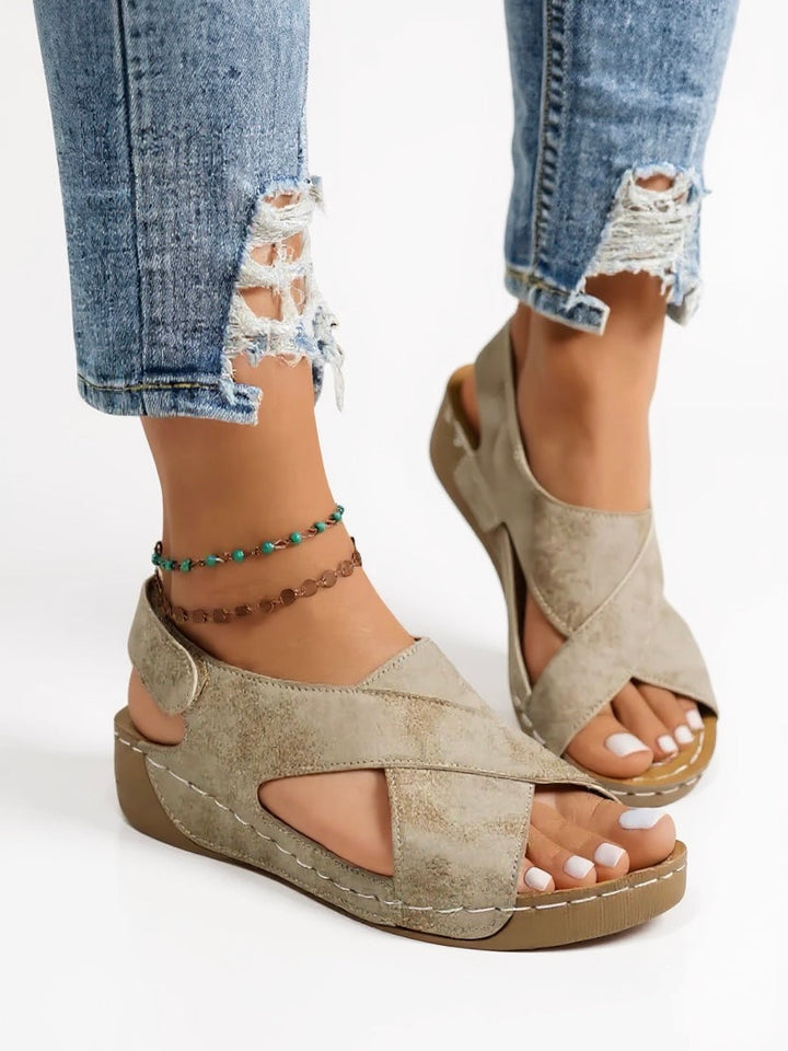 Sana | Wedge Platform Sandals