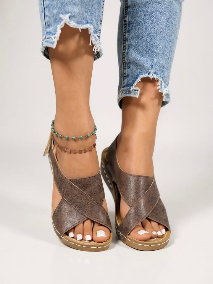 Sana | Wedge Platform Sandals