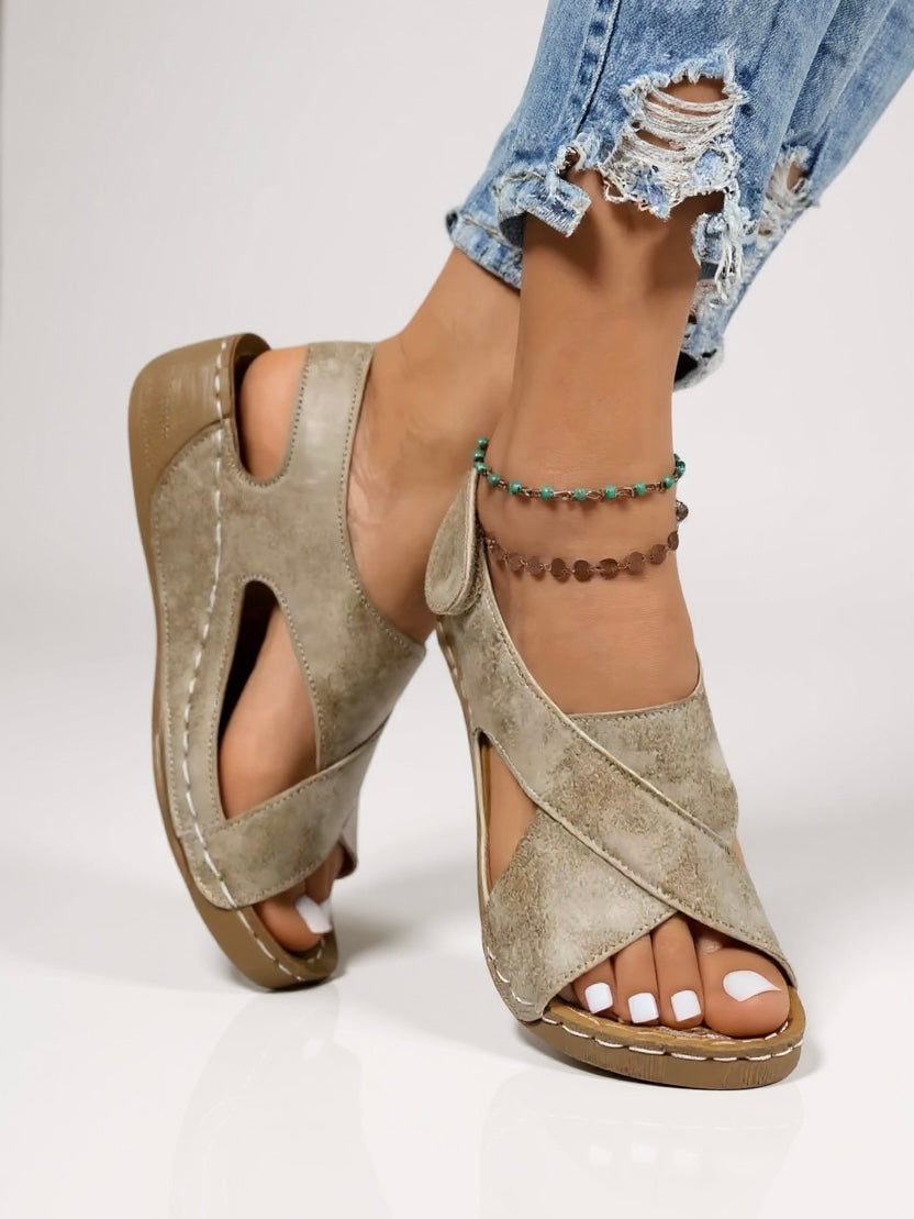Sana | Wedge Platform Sandals