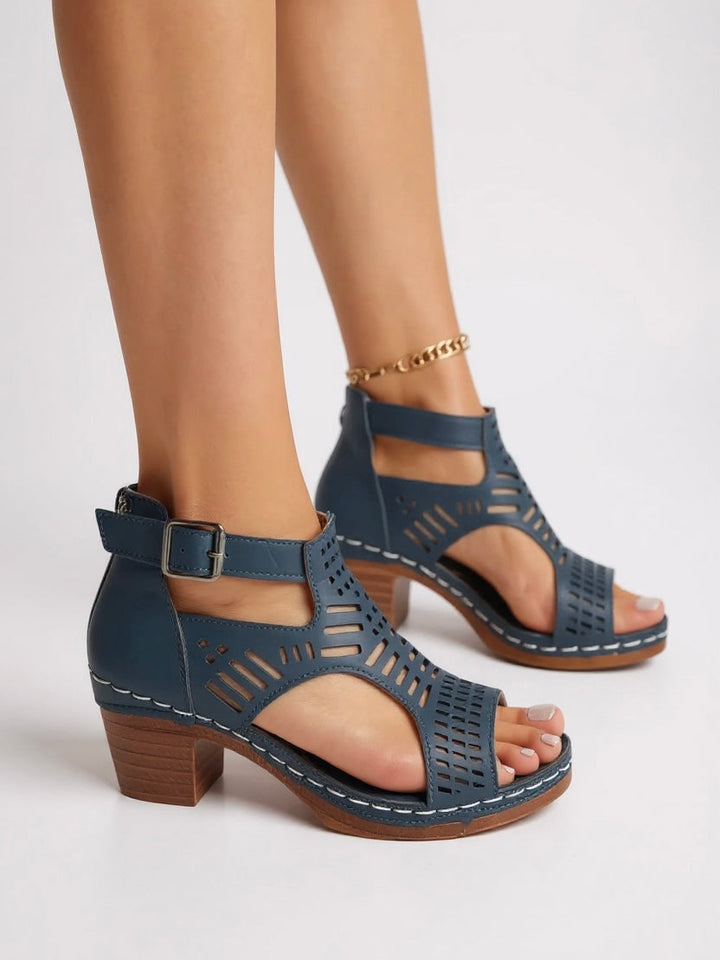 Mara | Cutout Heel Sandals