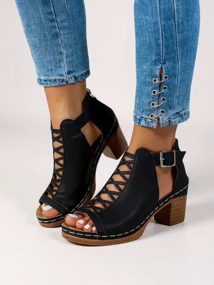 Celeste | Cross Sandals
