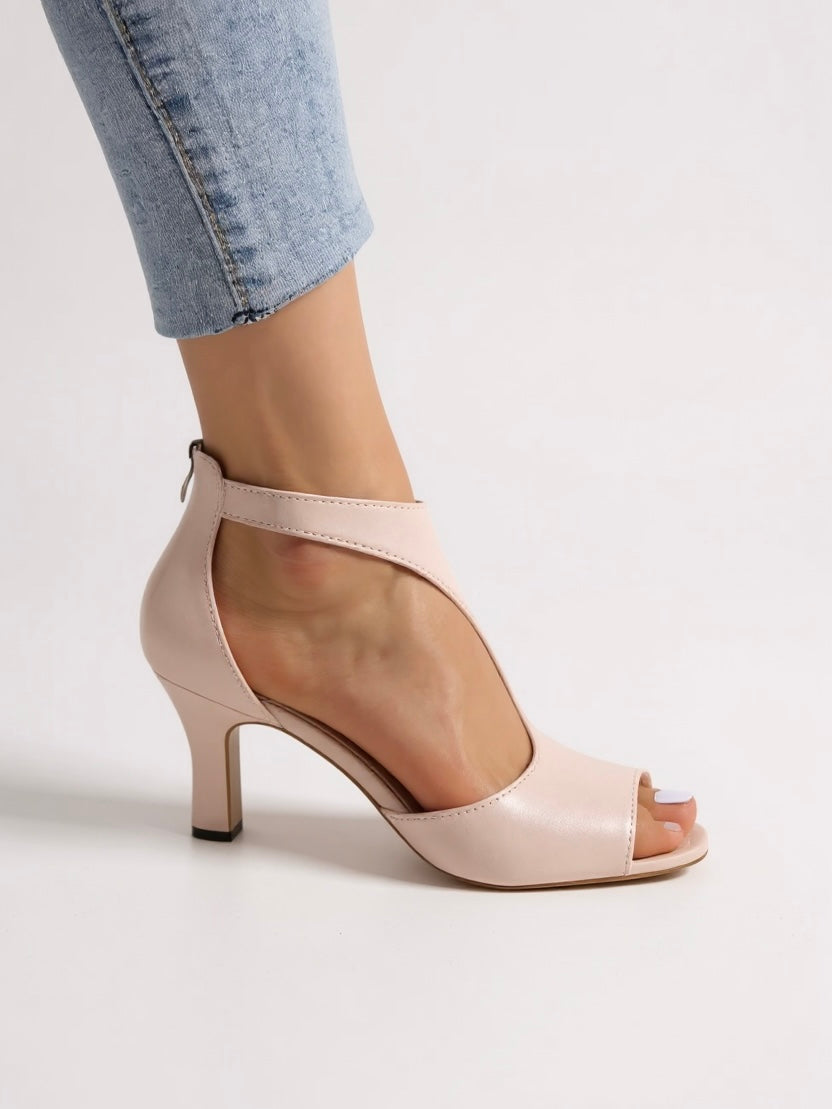 Aria | Cutout Heel Sandals