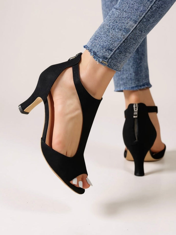 Aria | Cutout Heel Sandals
