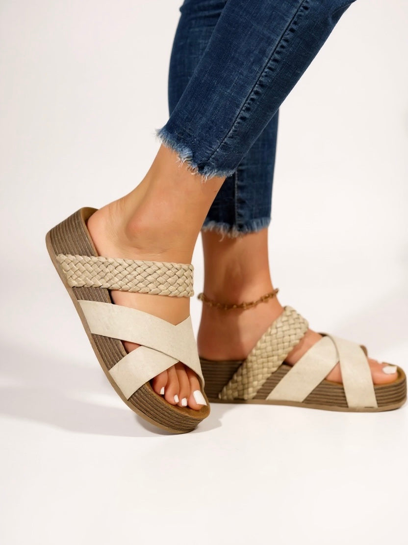 Kaia | Braided Platform Sandals