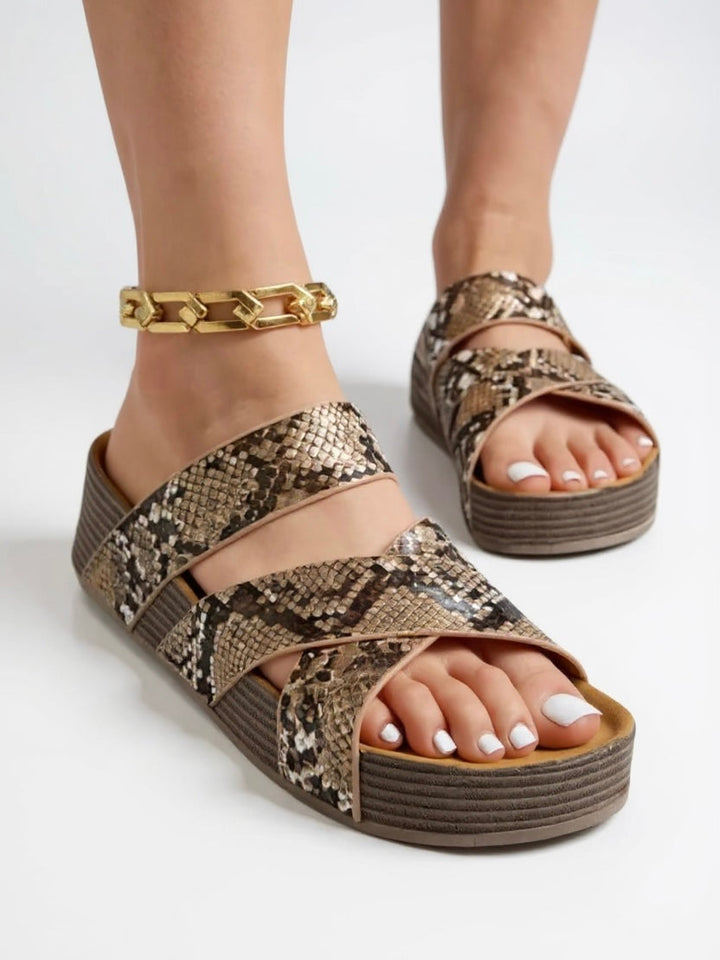 Kaia | Braided Platform Sandals