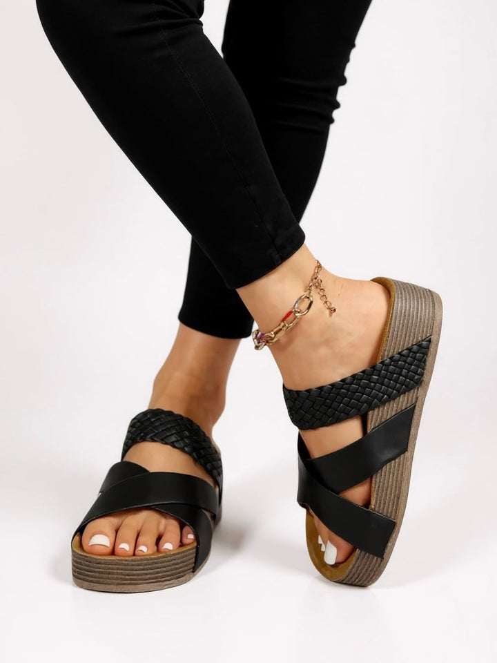 Kaia | Braided Platform Sandals
