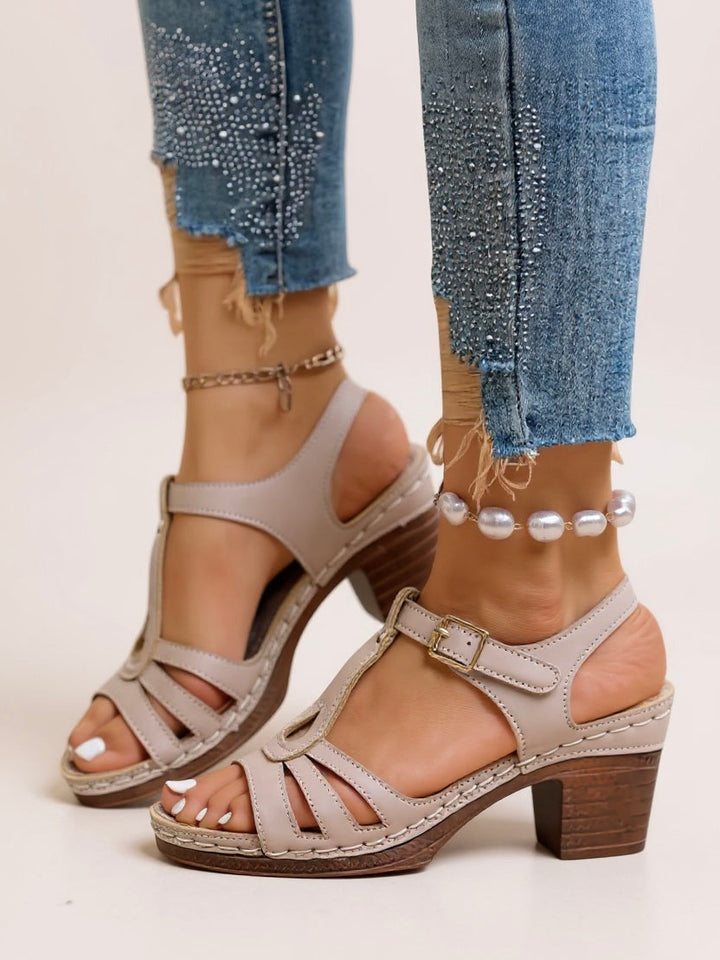 Mira | Lift Block Sandals