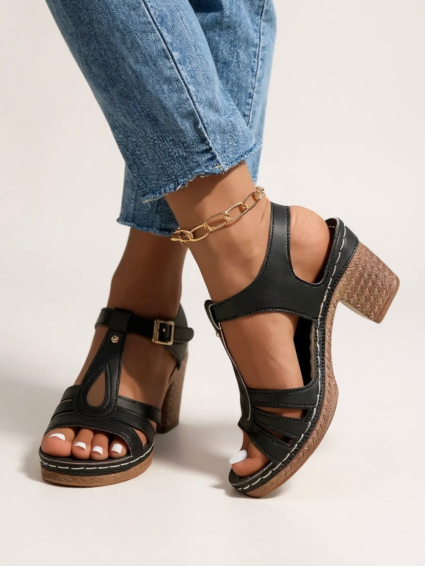 Mira | Lift Block Sandals