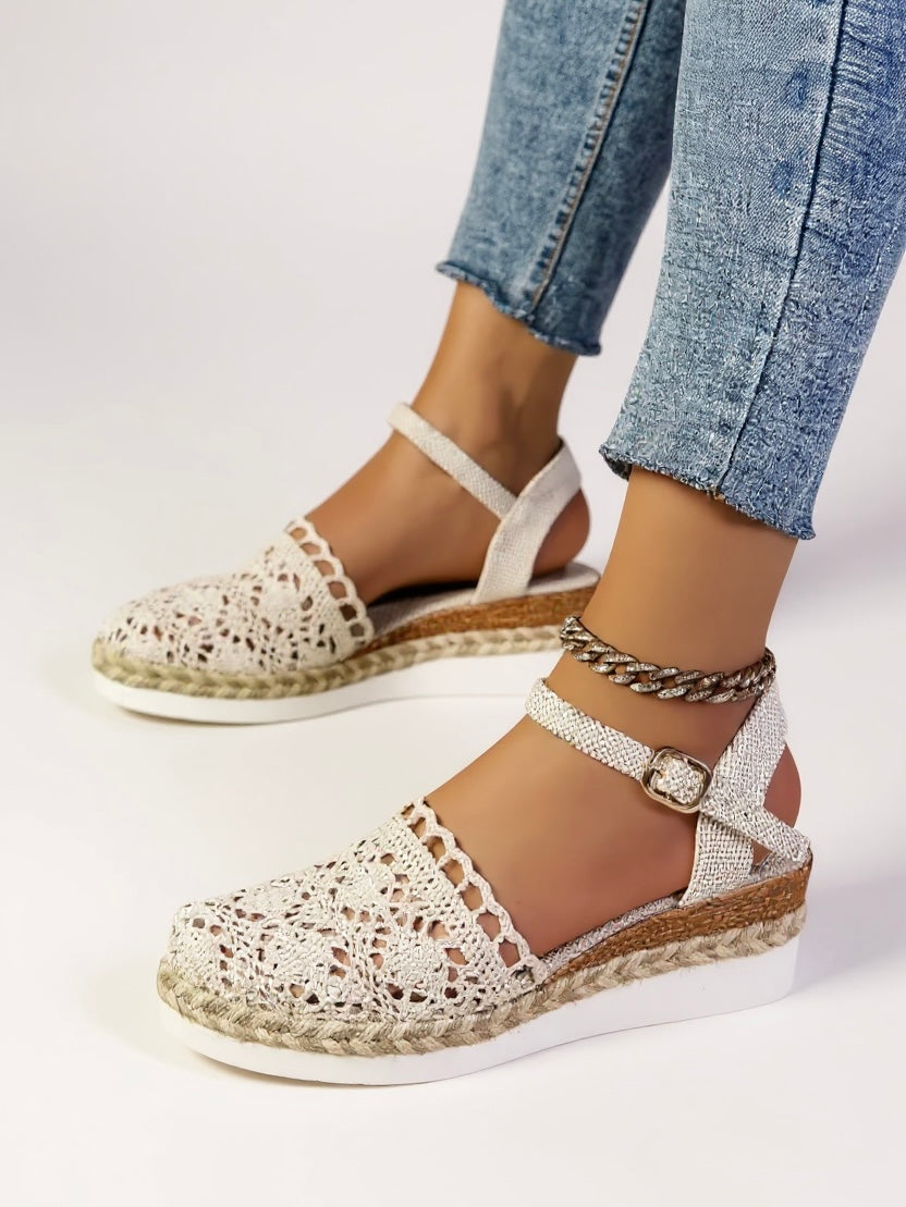 Lyra | Crochet Platform Sandals
