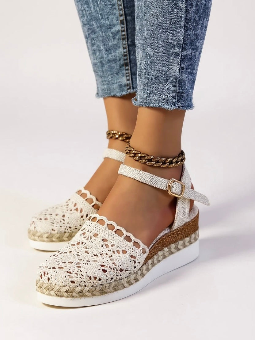 Lyra | Crochet Platform Sandals