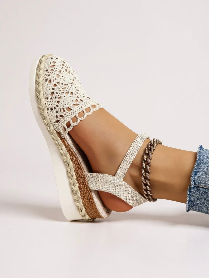 Lyra | Crochet Platform Sandals