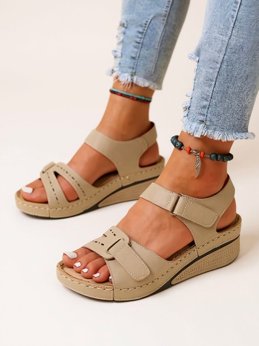Terra | Adjustable Wedge Sandals