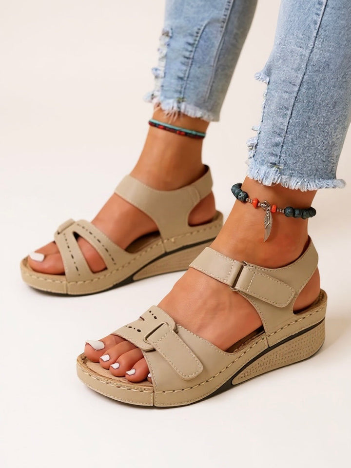 Terra | Adjustable Wedge Sandals