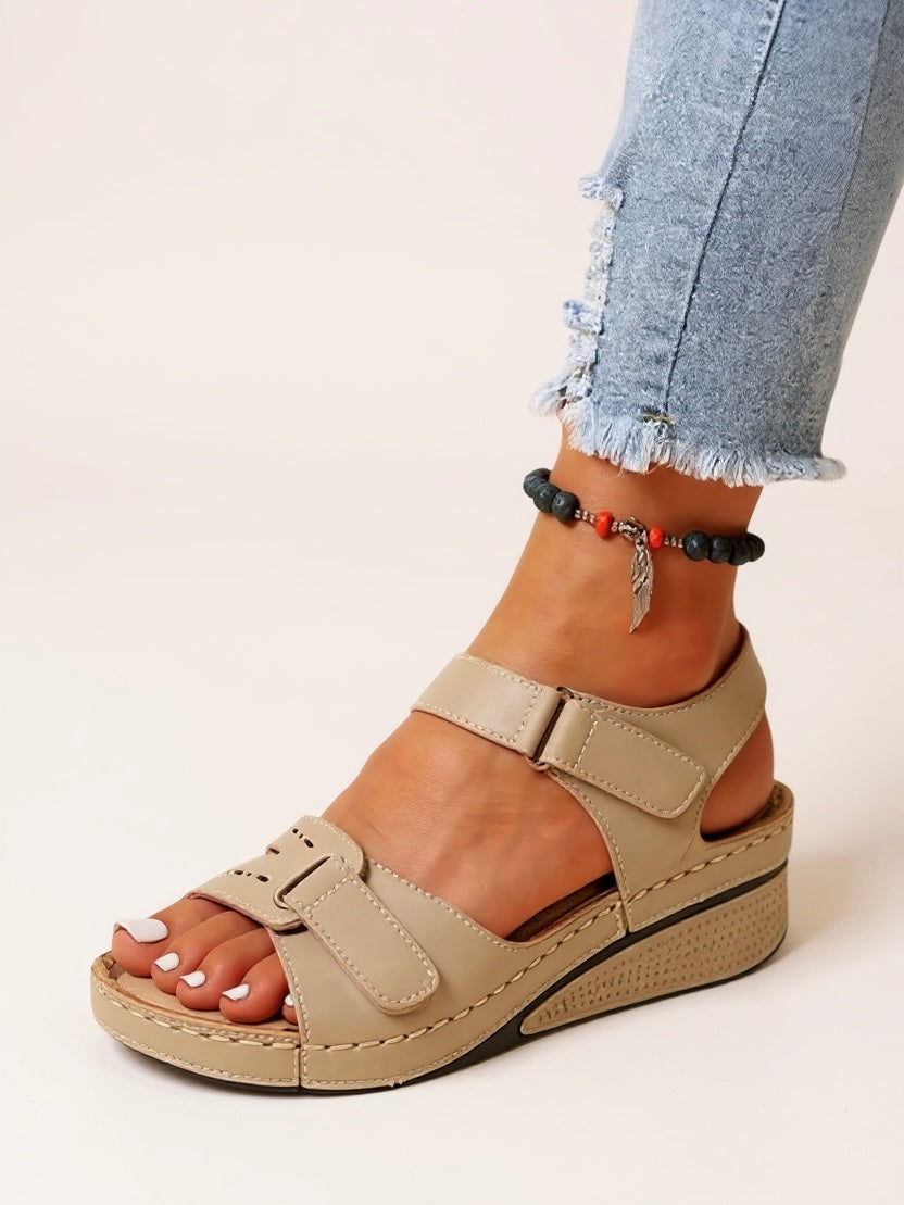 Terra | Adjustable Wedge Sandals