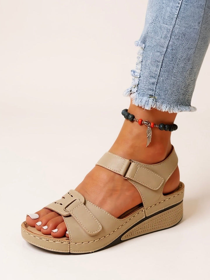 Terra | Adjustable Wedge Sandals