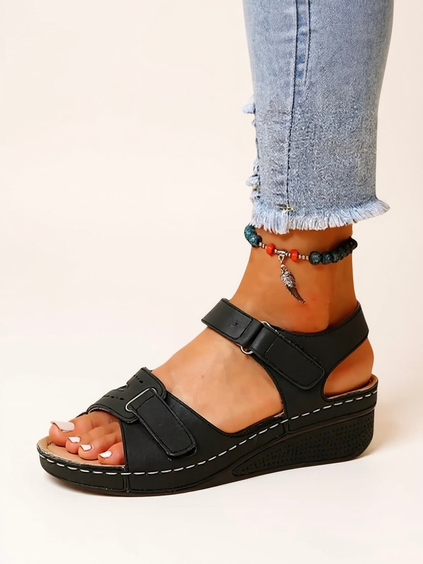 Terra | Adjustable Wedge Sandals