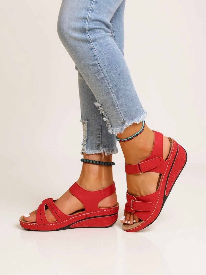Terra | Adjustable Wedge Sandals