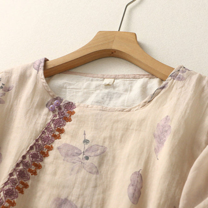 Noy™ | Embroidered Relaxed Blouse