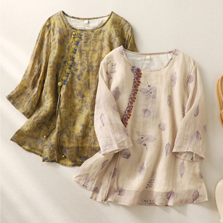 Noy™ | Embroidered Relaxed Blouse