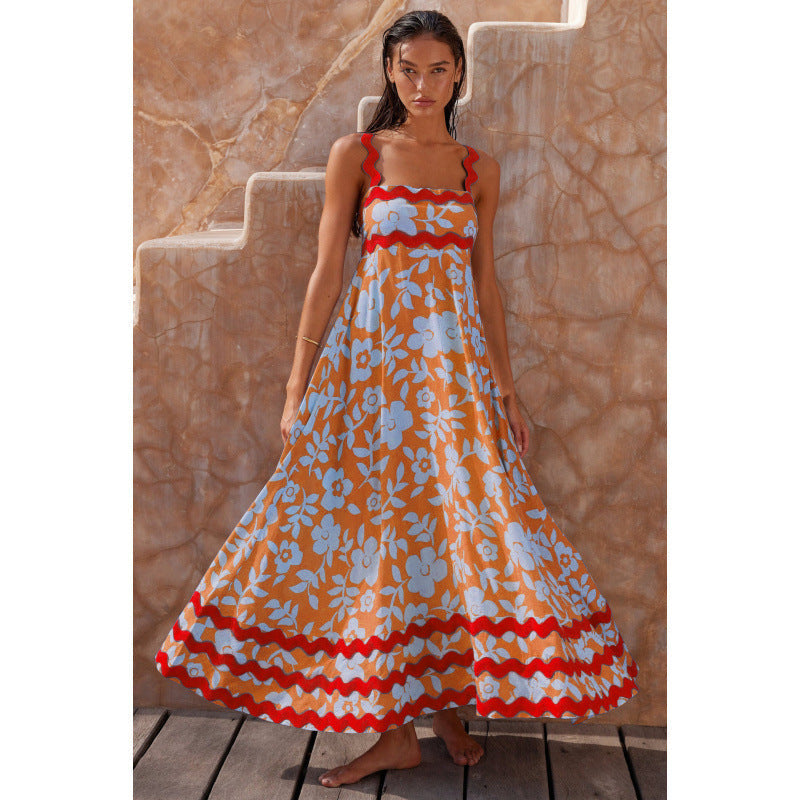 Jovie | Sleeveless Floral Printed Loose Dress