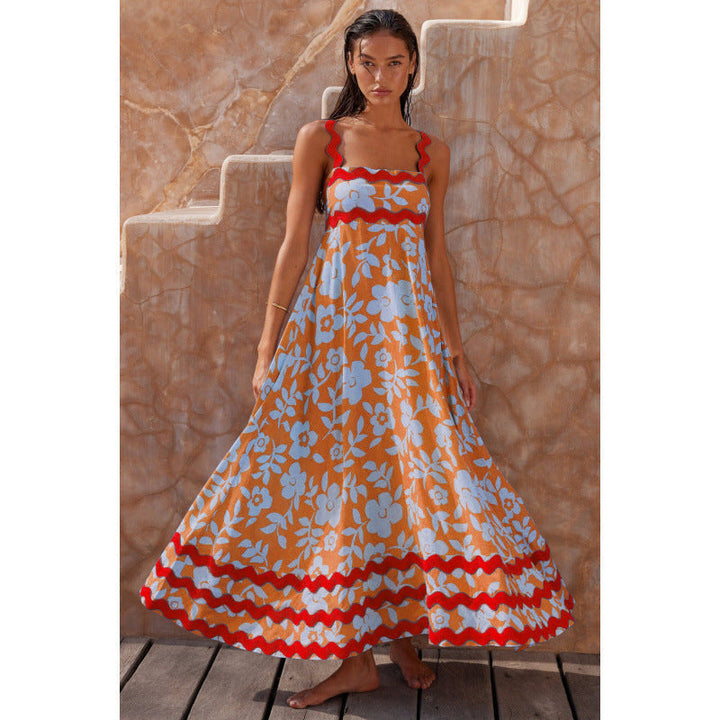 Jovie | Sleeveless Floral Printed Loose Dress