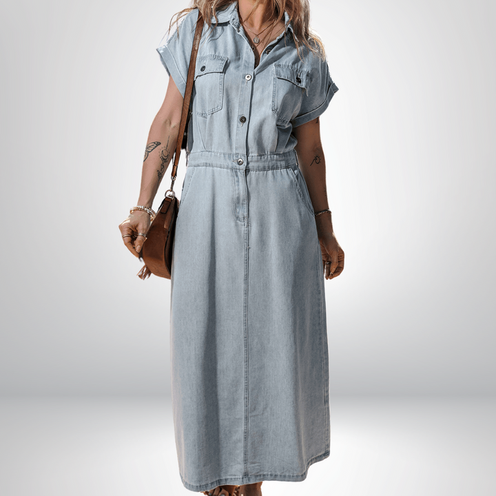 Zaylee™ | Elegant Denim Dress