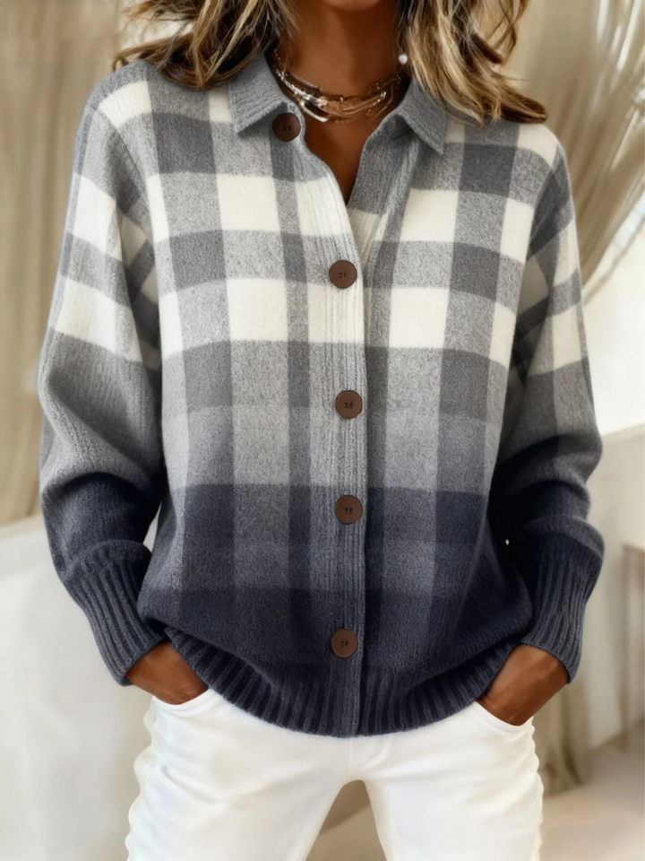 Colvara | Women's Flannel Button-Up Shirt